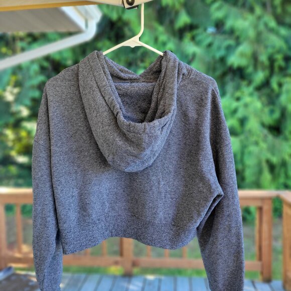 Calvin Klein Performance Crop Hoodie Sweatshirt - Picture 3 of 8